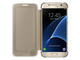 Калъфи Samsung Galaxy S7 Clear View Cover, в златисто