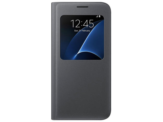 Калъфи Samsung S View Cover за Samsung Galaxy S7 edge, черен