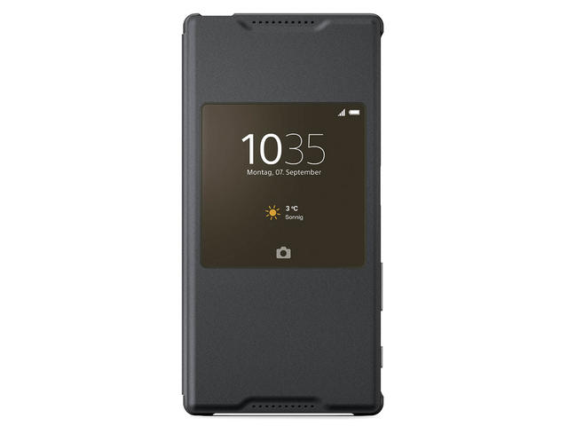 Калъфи Sony Flip Case Smart Style Cover SCR42 за Xperia Z5 (черен)