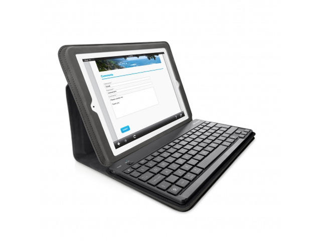 Стойки за мобилни устройства Belkin Bluetooth клавиатура за iPad 2 и новия iPad