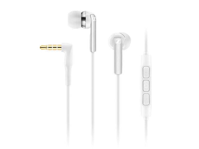 Слушалки Sennheiser CX 2.00i, в бяло
