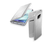 Калъфи Cellular line Backbook за Samsung Galaxy S7 Edge, в сребристо