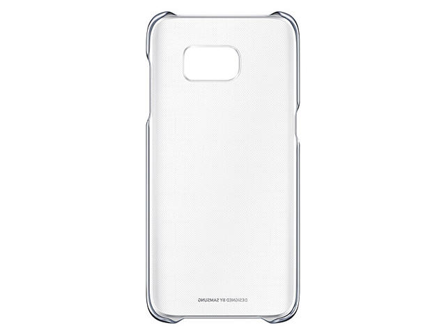 Калъфи Samsung Clear Cover за Samsung Galaxy S7 edge, прозрачен-черен