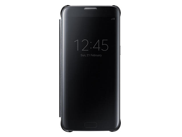 Калъфи Samsung Galaxy S7 edge Clear View Cover, в черно