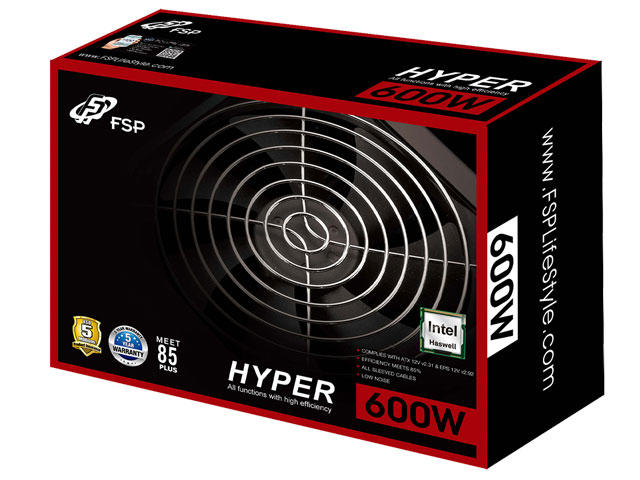 Захранвания за компютри Fortron Hyper 600