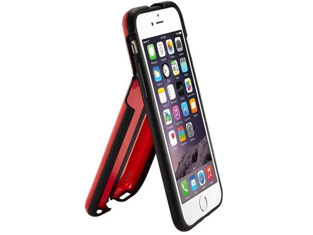 Калъфи QDOS Portland Case за iPhone 6 Plus, червено-черен