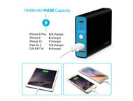 Външни батерии iLuv myPower 10400 mAh, в черно