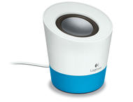 Колони Logitech Z50, в бяло-синьо