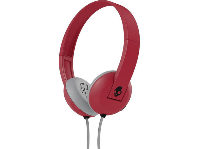 Слушалки Skullcandy Uproar, в червено-сиво