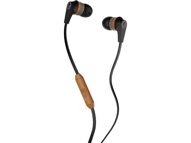 Слушалки Skullcandy Ink’d 2, в черно-бежово