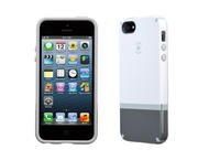 Калъфи Speck CandyShell Flip за iPhone 5/5S/SE, White/Graphite Grey/Pebble Grey