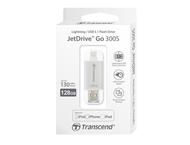 USB памети 128GB Transcend JetDrive Go 300, в сребристо