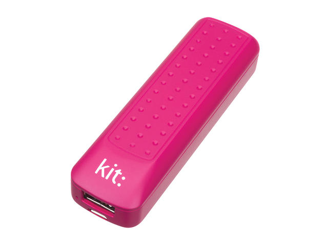 Външни батерии Kit Essential Pink 2000 mAh, в розово