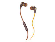 Слушалки Skullcandy Riot, в кафяво-червено