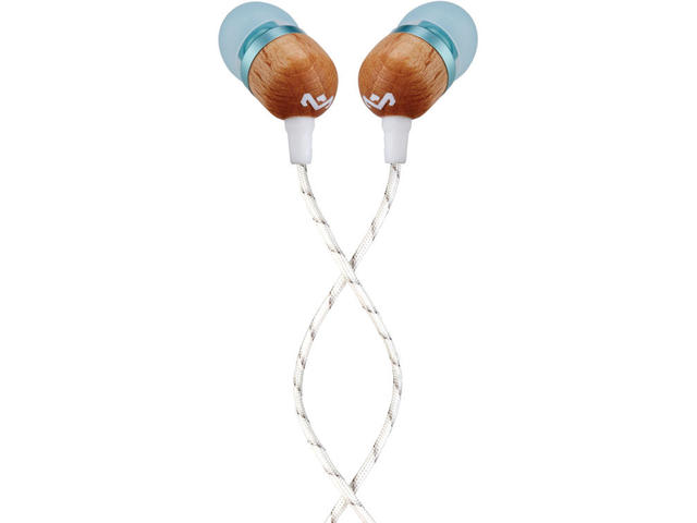 Слушалки Marley Smile Jamaica, в светлосиньо