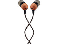 Слушалки Marley Smile Jamaica, в черно-кафяво