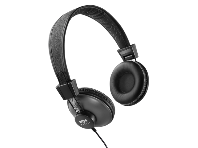 Слушалки Marley Positive Vibration, в черно