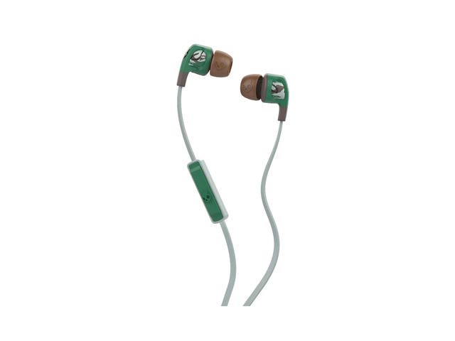 Слушалки Skullcandy Smokin 2.0, в зелено-кафяво