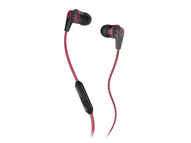Слушалки Skullcandy Ink’d 2, в червено-черно