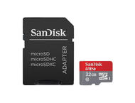 Карти памет 32GB microSDHC SanDisk Ultra Class 10 UHS-I 80 MB/s