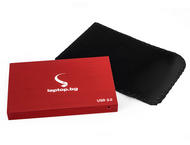 Джаджи Кутийка за диск Laptop.bg червена