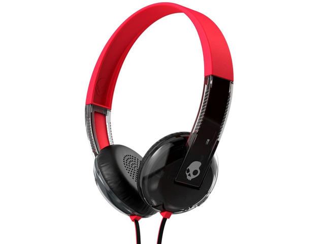 Слушалки Skullcandy Uproar, в червено-черно