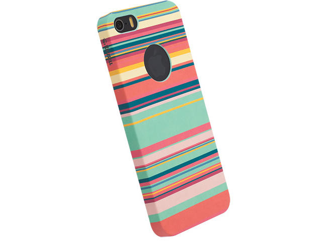 Калъфи Krussel Print калъф за iPhone 5/5S/5SE, Pink Stripe