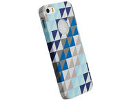 Калъфи Krussel Print калъф за iPhone 5/5S/5SE, сини триъгълници