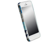 Калъфи Krussel Print калъф за iPhone 5/5S/5SE, сини триъгълници