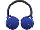 Слушалки Sony MDR-XB650BT, в синьо
