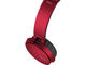 Слушалки Sony MDR-XB650BT, в червено