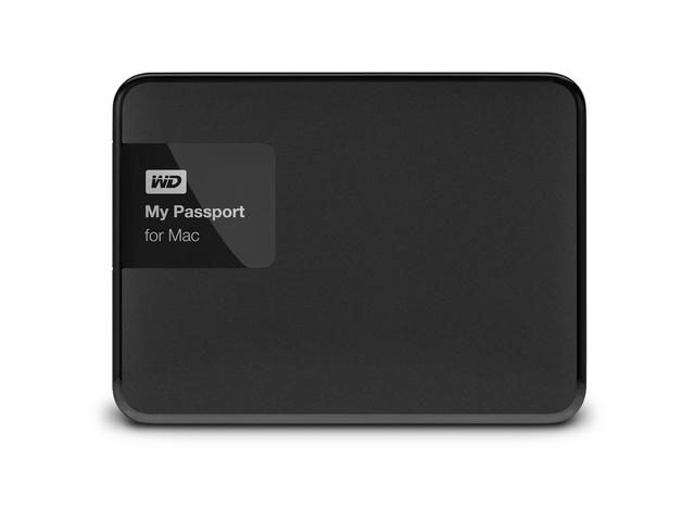 Външни HDD 2TB WD My Passport за Mac, в черно