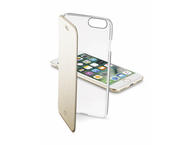 Калъфи Cellular line ClearBook за iPhone 7, прозрачен-златист