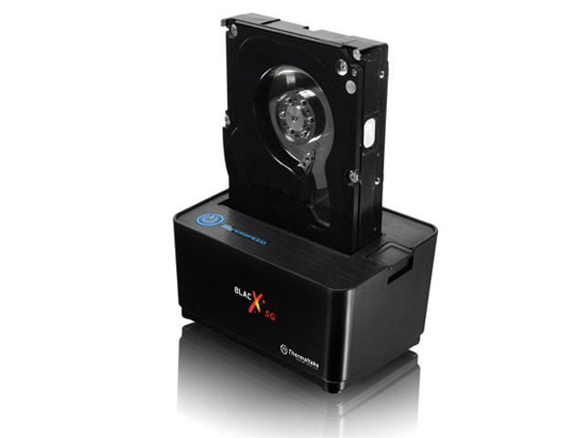 Джаджи Чекмедже за диск Thermaltake BlacX 5G 3.5"/Single Bay/Docking/black USB 3.0