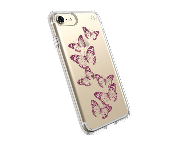 Калъфи Speck iPhone 7 Presidio Clear With Graphics Brilliantbutterflies Rose Gold/Clear