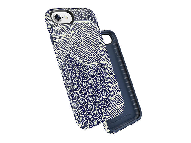 Калъфи Speck iPhone 7 Presidio Inked Shiboritile Blue Matte/Marine Blue