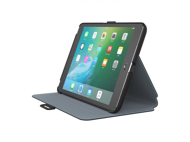 Калъфи за таблети Speck iPad Mini 4 StyleFolio Luxe Faux Snake Black/Nickel Grey/Slate Grey