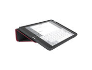 Калъфи за таблети Speck iPad Mini 4 DuraFolio LUXURY EDITION Carbon Fiber Black / Crimson Red/Slate