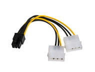 Джаджи Power cable 2x Molex / PCI-Express - 6pin Akyga