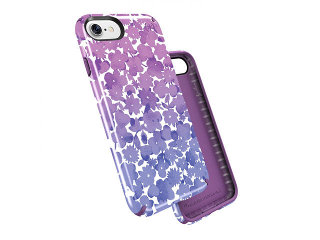 Калъфи Speck iPhone 7 Presidio Inked Watercolorfloral Purple Glossy/Acai Purple