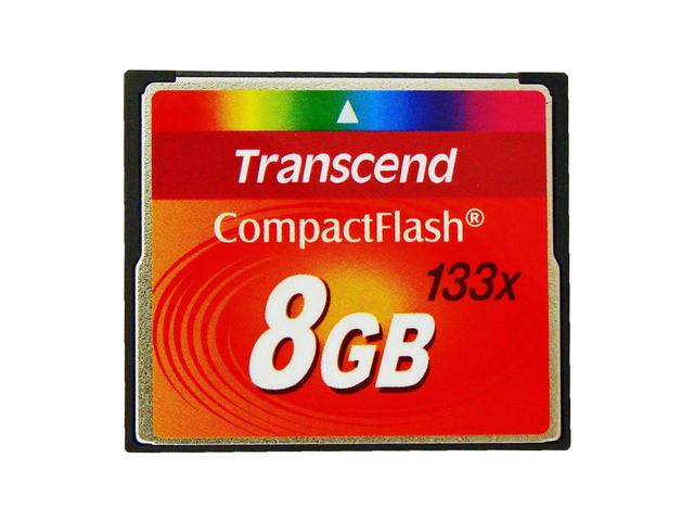 Карти памет 8GB CompactFlash Transcend 133x