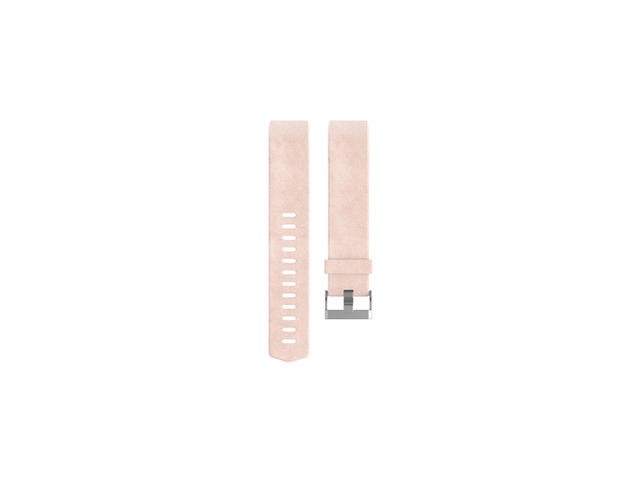 Каишки Fitbit Charge 2 Accessory Band, Leather Blush Pink - Small