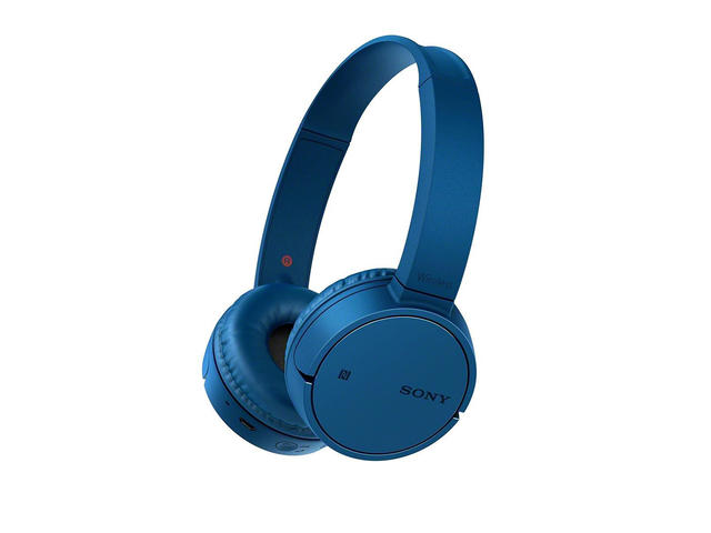 Слушалки Sony MDR-ZX220BT, в синьо