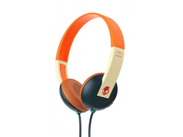 Слушалки Skullcandy Uproar, в оранжево