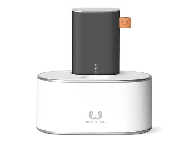 Външни батерии Fresh n Rebel Powerbank Charging Station + Powerbank 6000 mAh Concrete