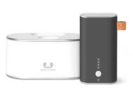 Външни батерии Fresh n Rebel Powerbank Charging Station + Powerbank 6000 mAh Concrete