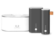 Външни батерии Fresh n Rebel Powerbank Charging Station + Powerbank 3000 mAh + 6000 mAh Concrete външни батерии