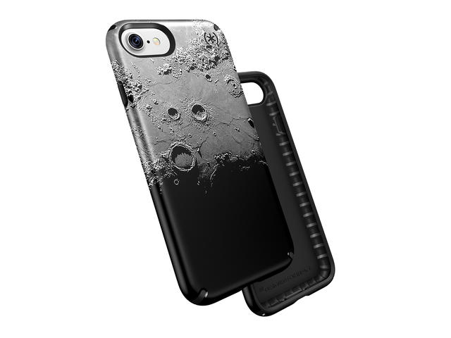 Калъфи Speck iPhone 7 Presidio Inked Darkmoon black metallic