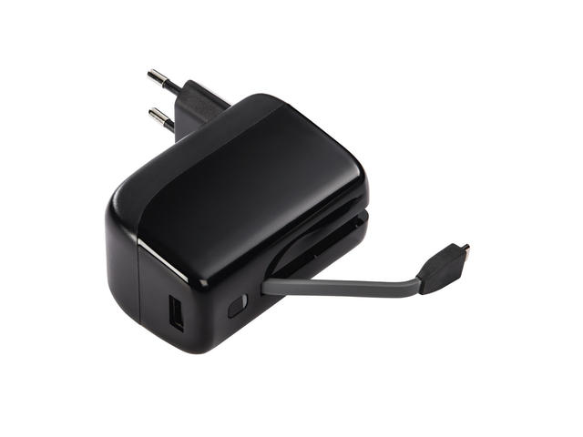 Външни батерии Hama Virtue Power Pack 5200mAh, с 230V захранване, в черно