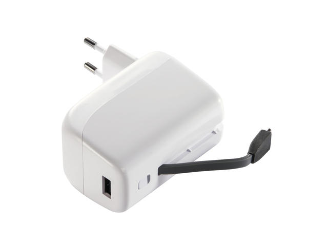 Външни батерии Hama Virtue Power Pack 5200mAh, с 230V захранване, в бяло